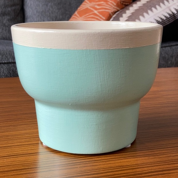 Other - Hand-Painted Terra Cotta Planter